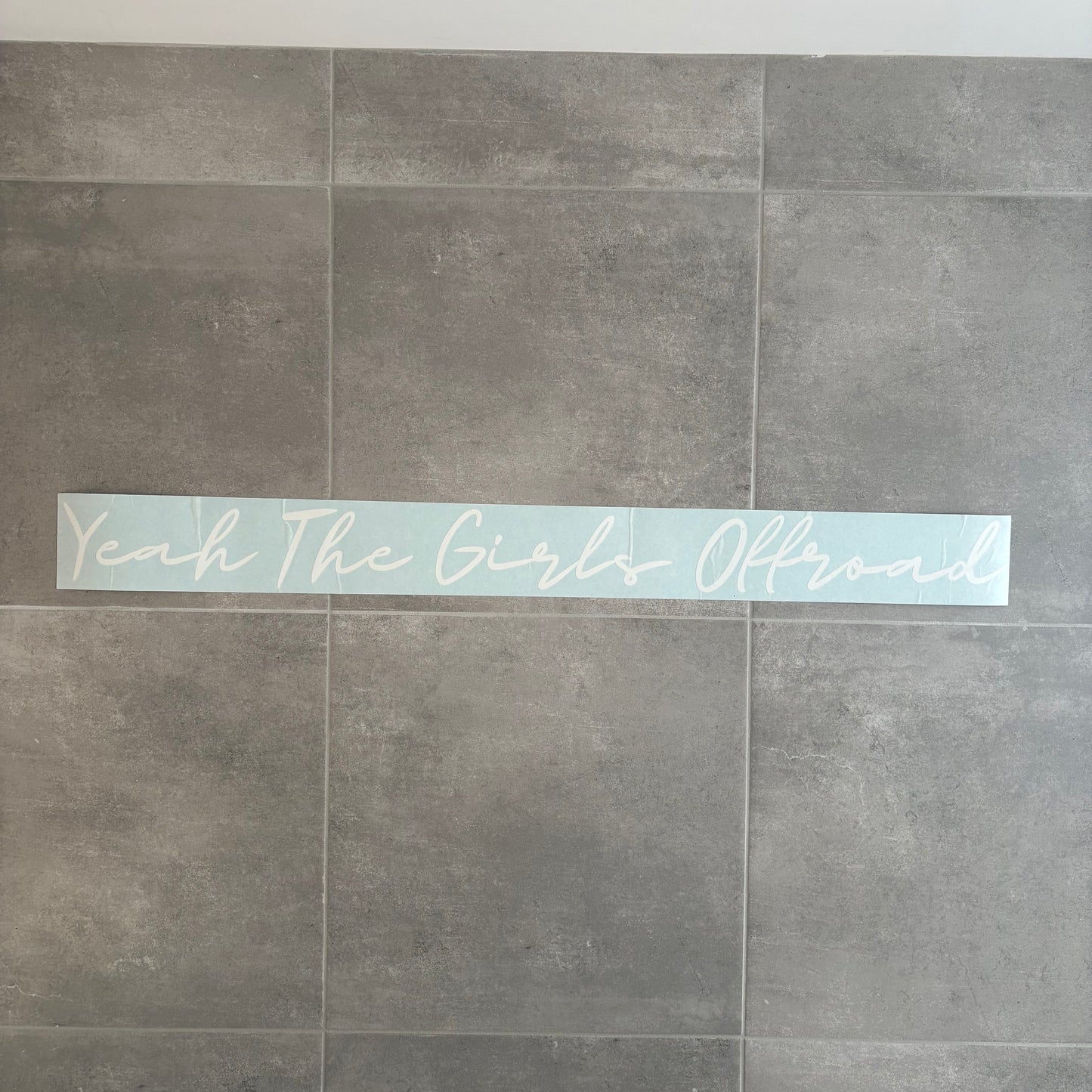 Her Majesty Banner - White