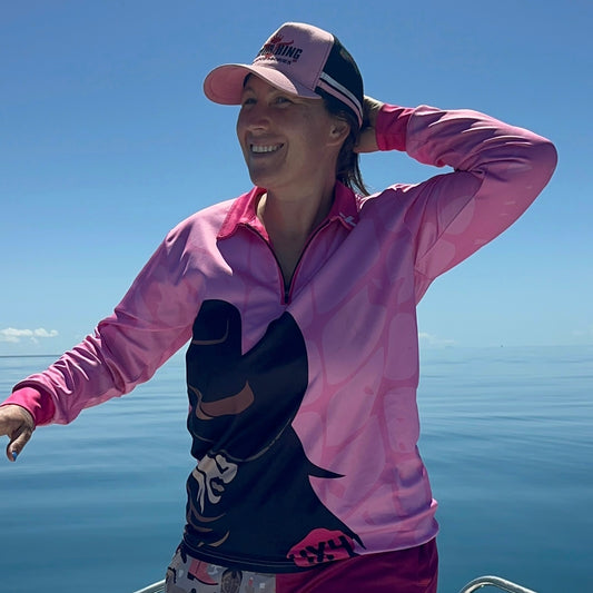 Pink Cowgirl Fishing Shirt