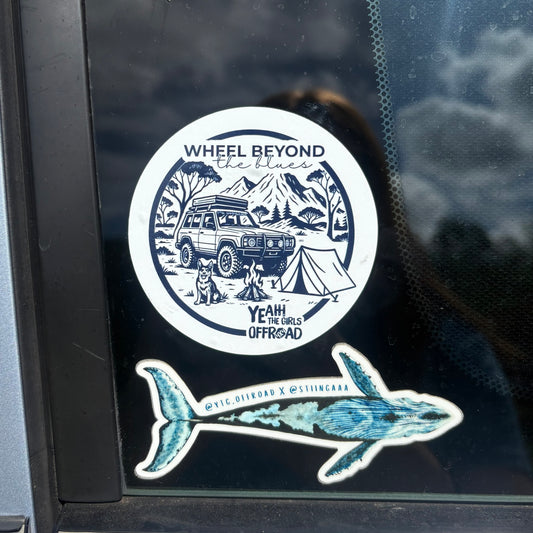 Wheel Beyond The Blues Sticker
