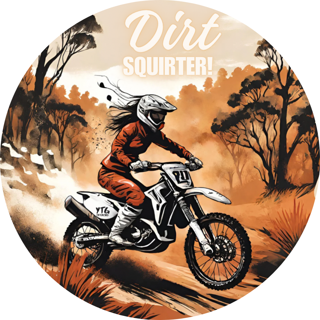 DIRT DIVAS - Circle stickers