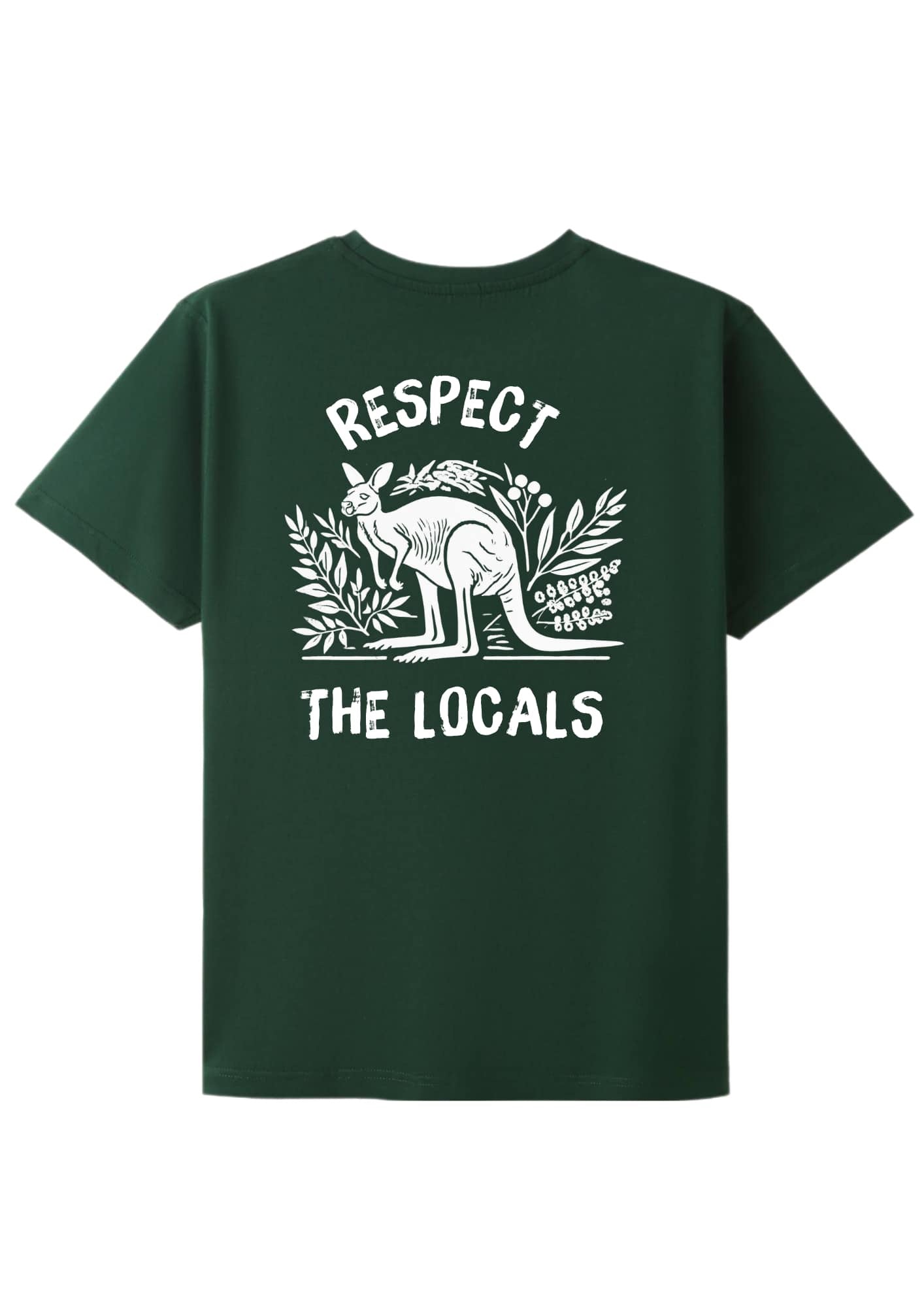Respect The Locals T- shirt - Kangaroo