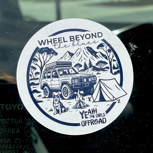 Wheel Beyond The Blues Sticker