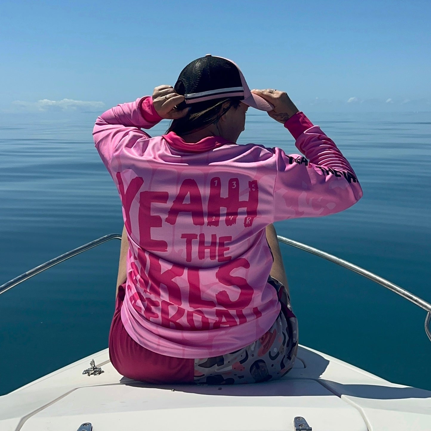 Pink Cowgirl Fishing Shirt