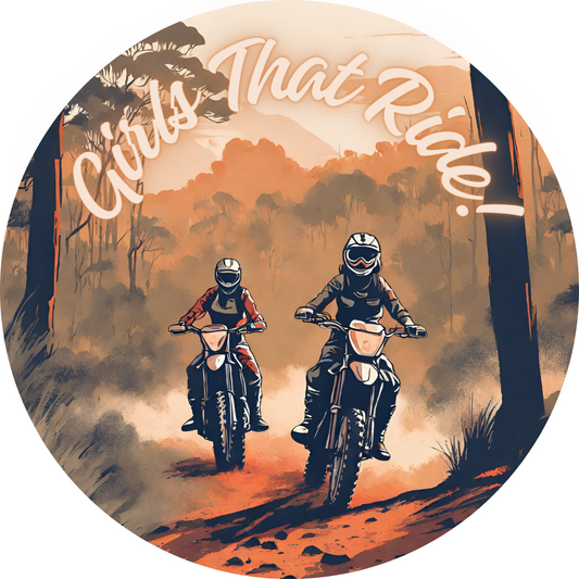 DIRT DIVAS - Circle stickers