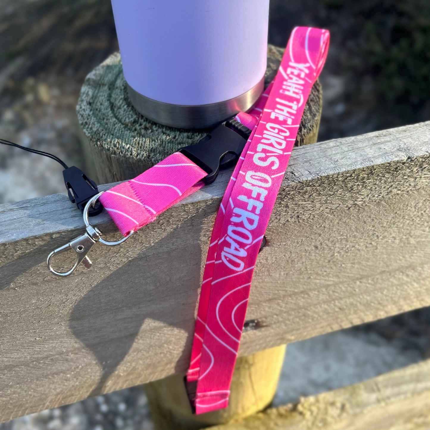Pink Lanyard