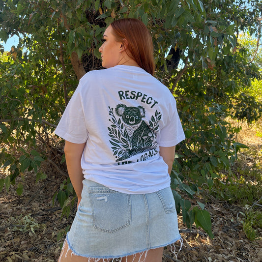 Respect The Locals T-shirt - Koala