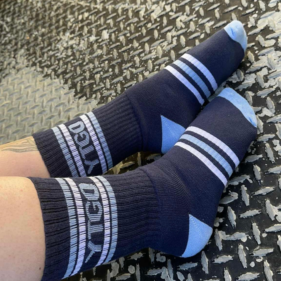 Navy Socks
